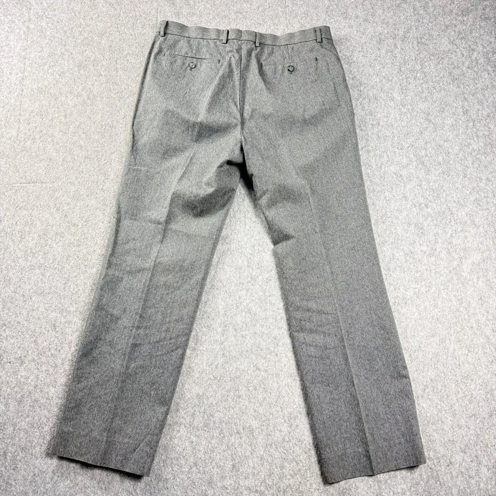 Banana Republic Dress Pants Mens 36x31 Gray Heather Tailored Slim Fit‎ Non Iron